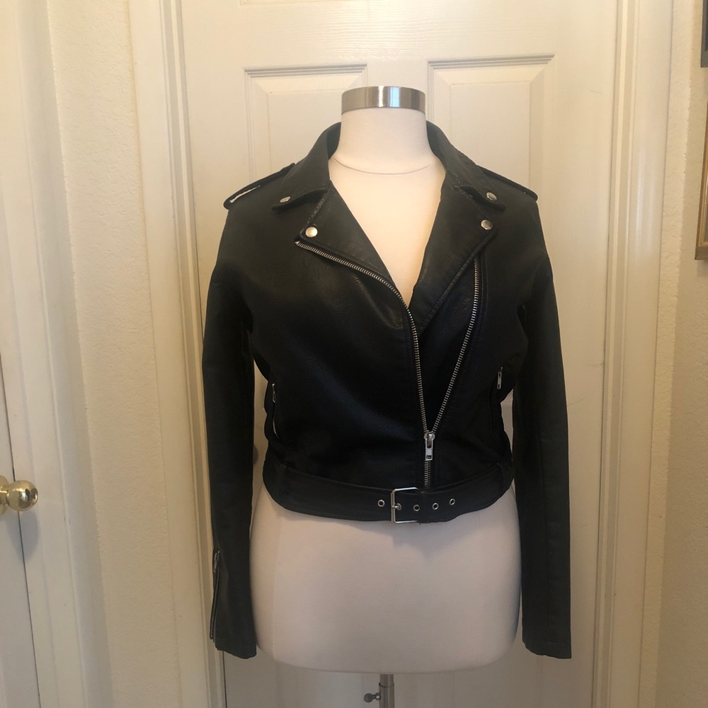 Targets, Wild Fable Faux Leather Motorcycle Jacket XXL.  Worn once, like new